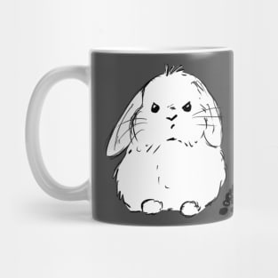 Art theft is poop bunny Mug